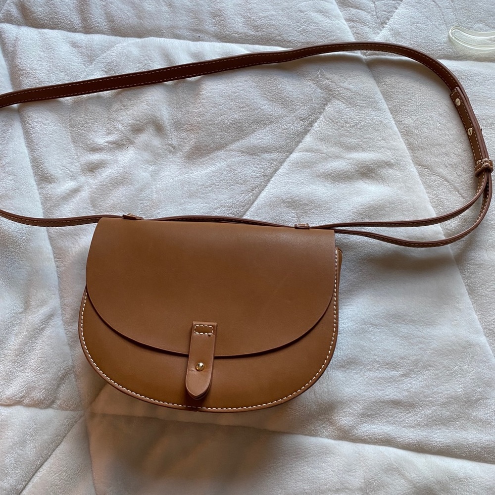Brown Cross Body Tote
